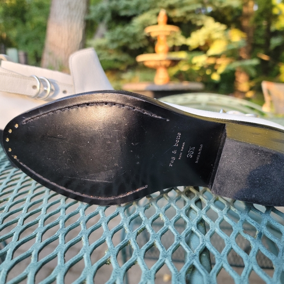 rag & bone Boots White Black 6.5💥SALE💥 - Picture 4 of 5